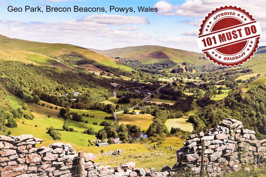 Geo Park, Brecon Beacons, Powys, Wales