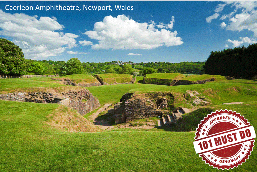 Caerleon Amphitheatre, Newport, Wales