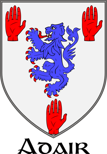 Adair family crest Adair family crest