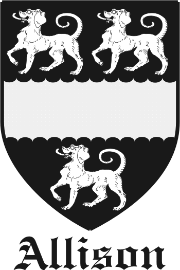 Allison family crest Allison family crest