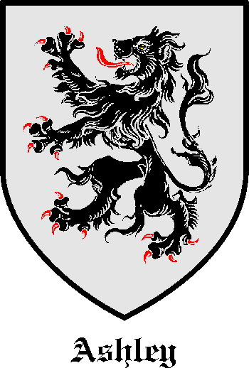 Ashley family crest Ashley family crest