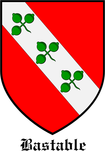 BASTABLE family crest BASTABLE family crest
