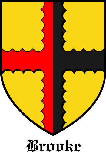 Brook family crest Brook family crest