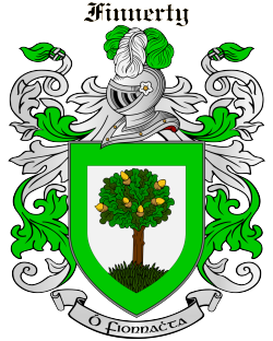 FINNERTY family crest FINNERTY family crest