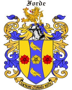 Forde family crest Forde family crest