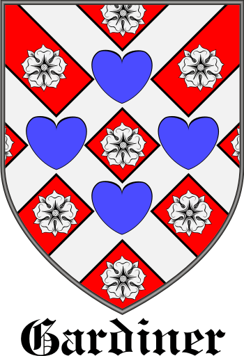 Gardiner family crest Gardiner family crest
