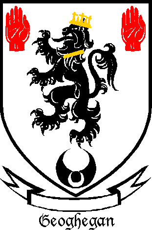 Geoghegan family crest Geoghegan family crest