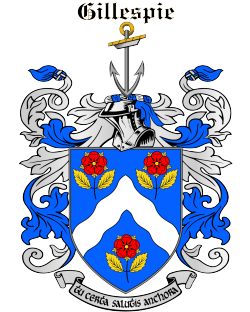 GILLESPIE family crest GILLESPIE family crest