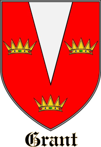 Grant family crest Grant family crest