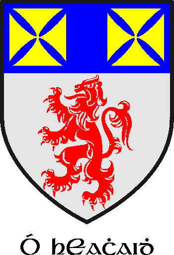 Haughey family crest Haughey family crest