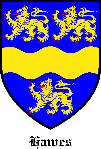 Hawes family crest