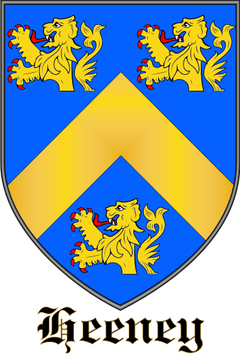 Heeney family crest Heeney family crest