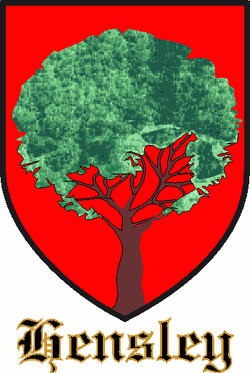Hensley family crest Hensley family crest