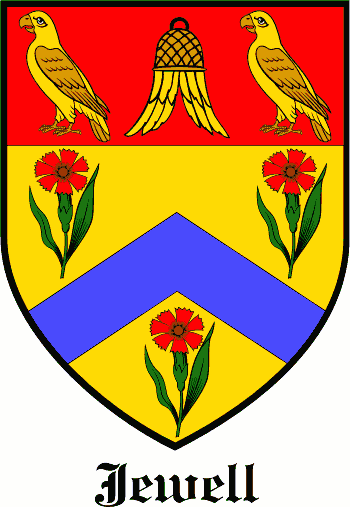 Jewell family crest Jewell family crest