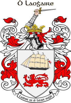 LEARY family crest LEARY family crest