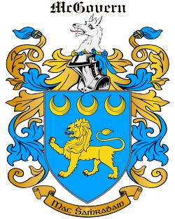 McGovern family crest McGovern family crest
