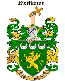 McManus family crest McManus family crest