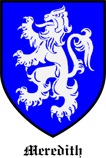 Meredudd family crest