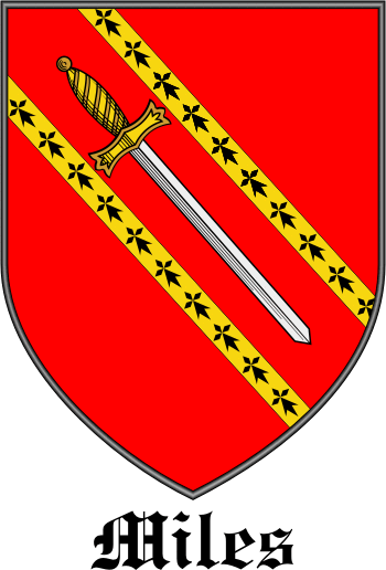 Miles family crest