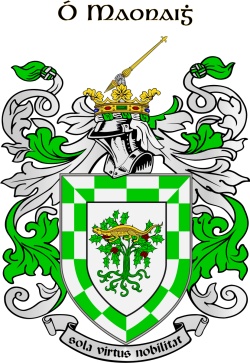 Meaney family crest Meaney family crest