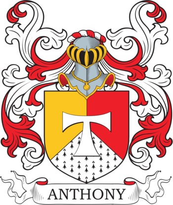 Anthony family crest Anthony family crest