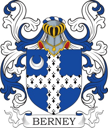 BERNEY family crest BERNEY family crest