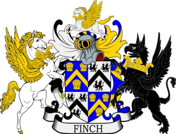Finch family crest Finch family crest