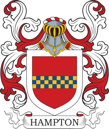 HAMPTON family crest HAMPTON family crest