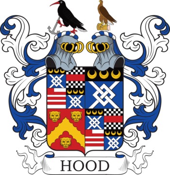 hood family crest hood family crest