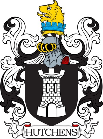 Hutchens family crest Hutchens family crest