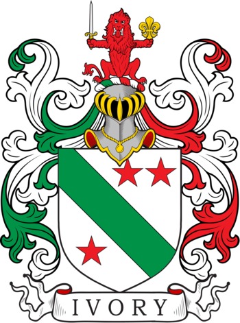 IVORY family crest IVORY family crest