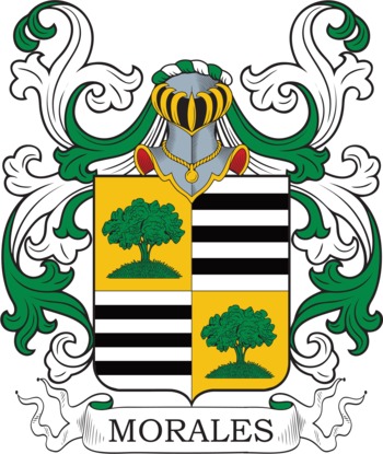 Morales family crest Morales family crest