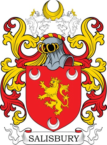 Salesbury family crest