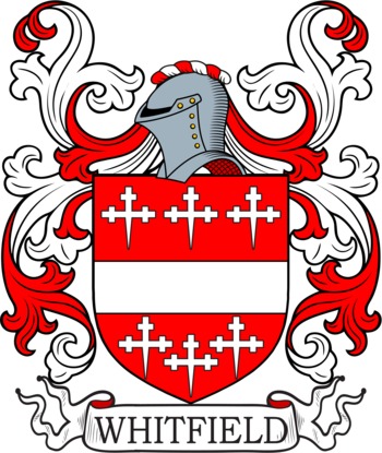 Whitfield family crest Whitfield family crest