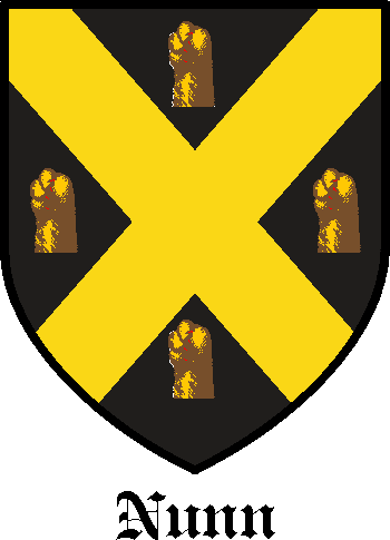 Nunn family crest Nunn family crest
