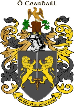 Carrol family crest