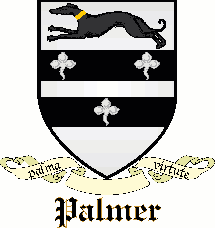 Palmer family crest Palmer family crest