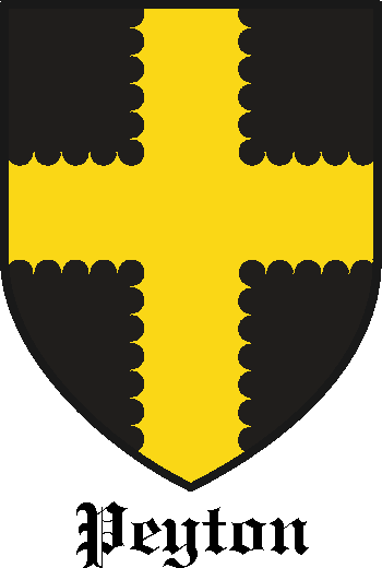 Peyton family crest Peyton family crest