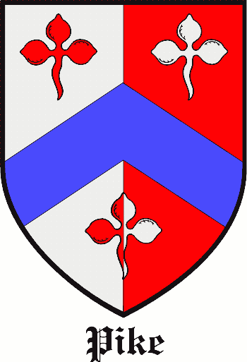 Pike family crest Pike family crest