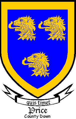 Preece family crest