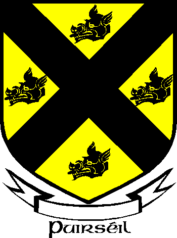 Purcell family crest Purcell family crest