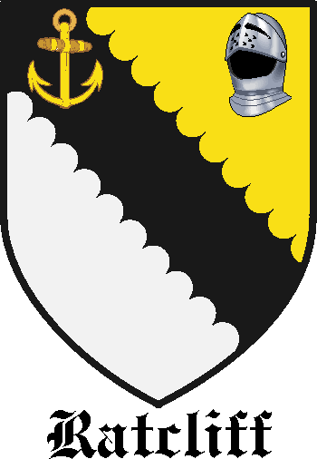 Ratcliff family crest Ratcliff family crest