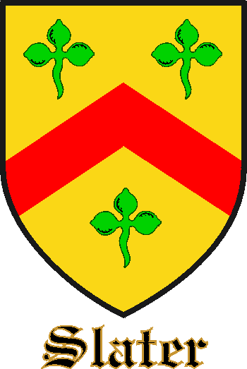 Slater family crest Slater family crest
