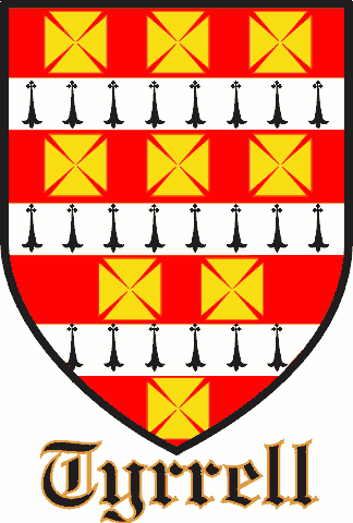 Tyrrell family crest Tyrrell family crest