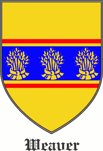 Weaver family crest Weaver family crest