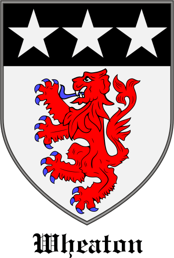Wheaton family crest Wheaton family crest